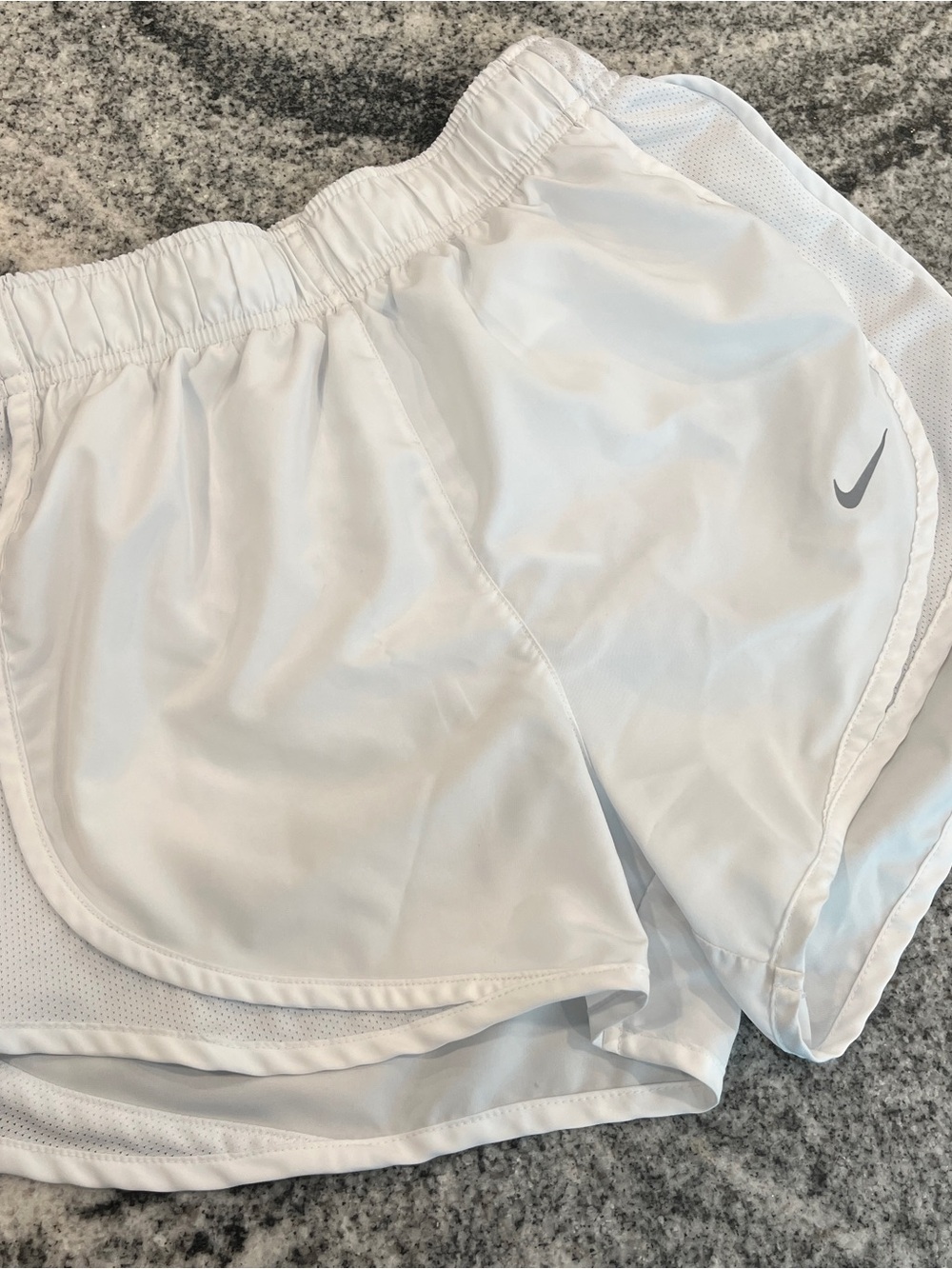 Nike Tempo White Women's Athletic Running Shorts